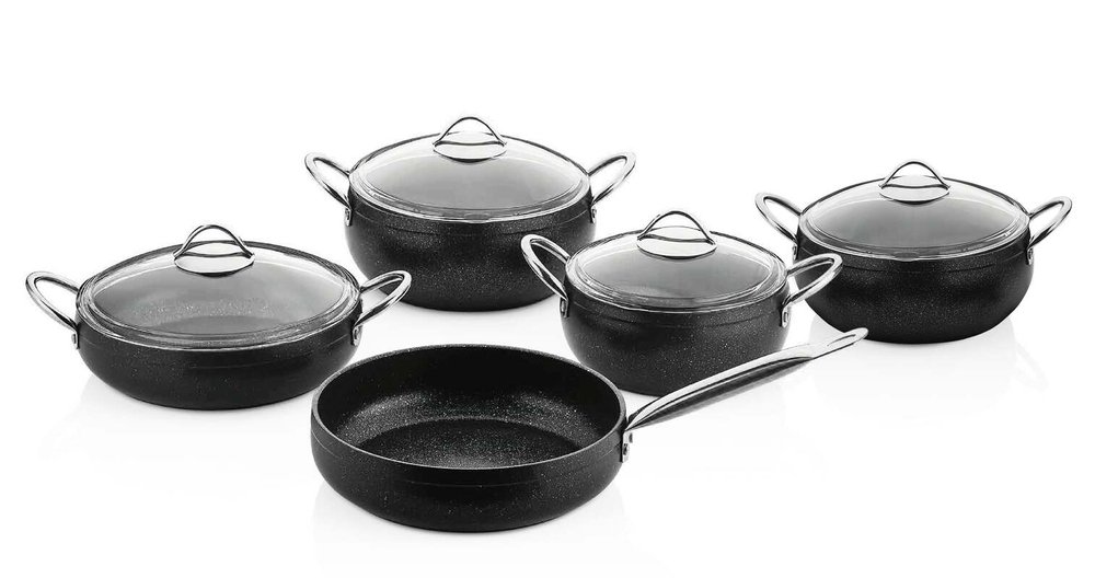 Atom Series 9-Piece Cookware Set