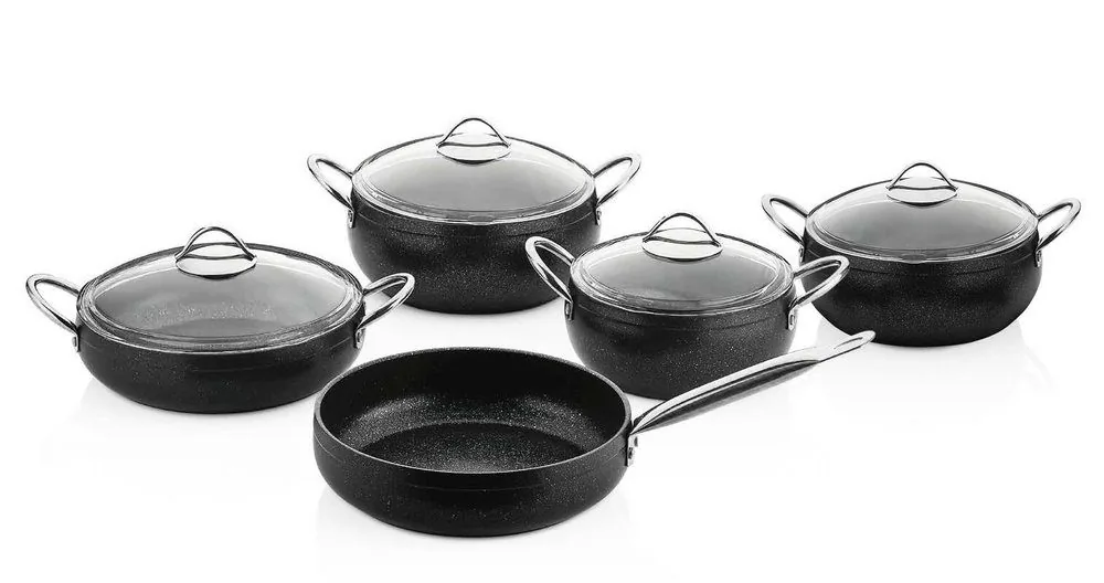 Atom Series 9-Piece Cookware Set